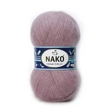 příze Nako Mohair Delicate 1429 - fialová