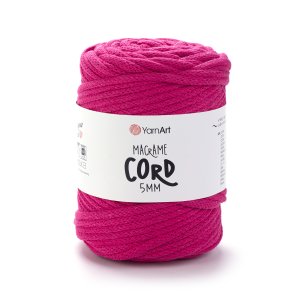 příze YarnArt Macrame Cord 5 mm - 771 růžová
