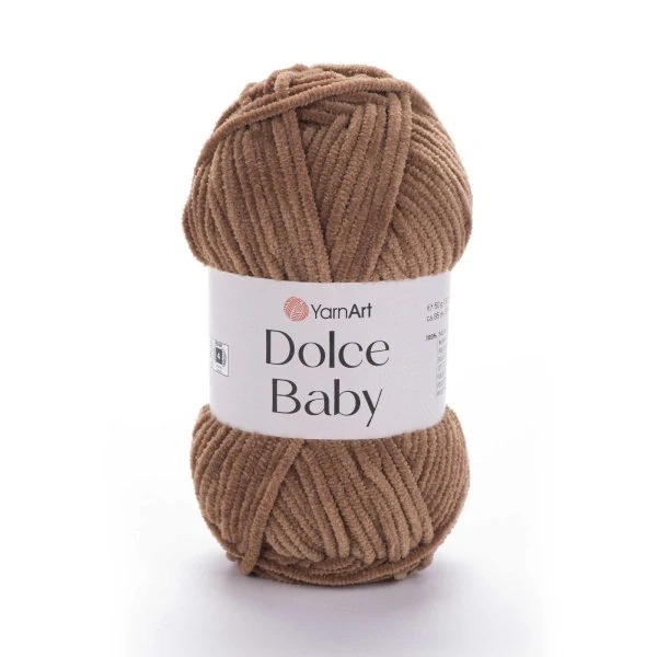 příze YarnArt Dolce Baby 765 hnědá