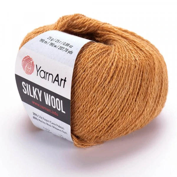 Silky Wool - 345 hnědá