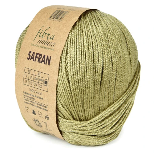 Safran, 100% tencel 25-06 - oliva světlá