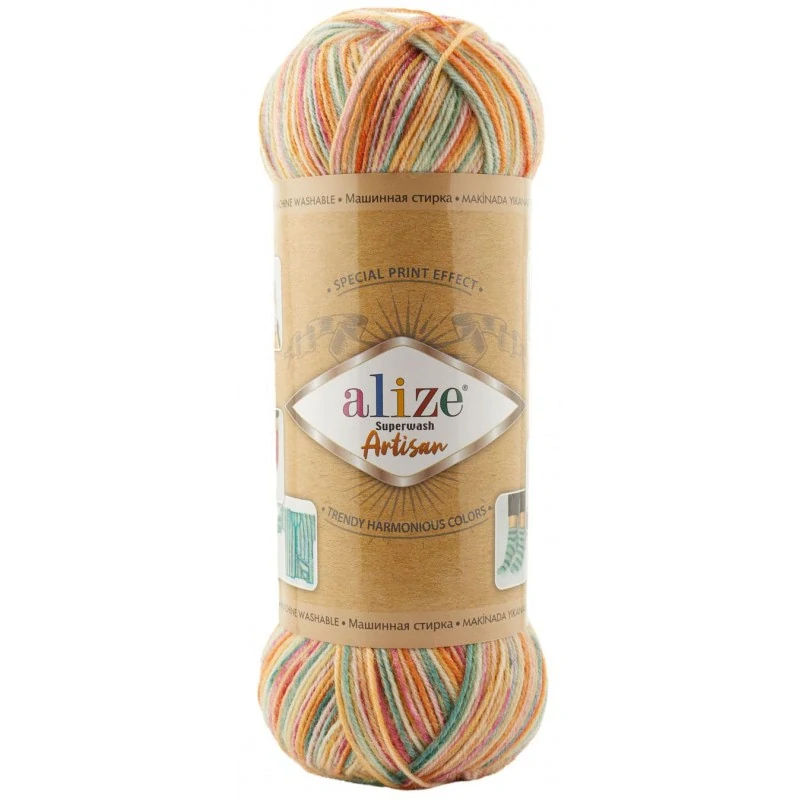 Superwash Artisan 9012 - žíhaná