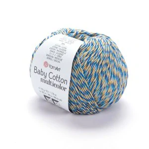 Baby Cotton  Multicolor 5211 - modrá