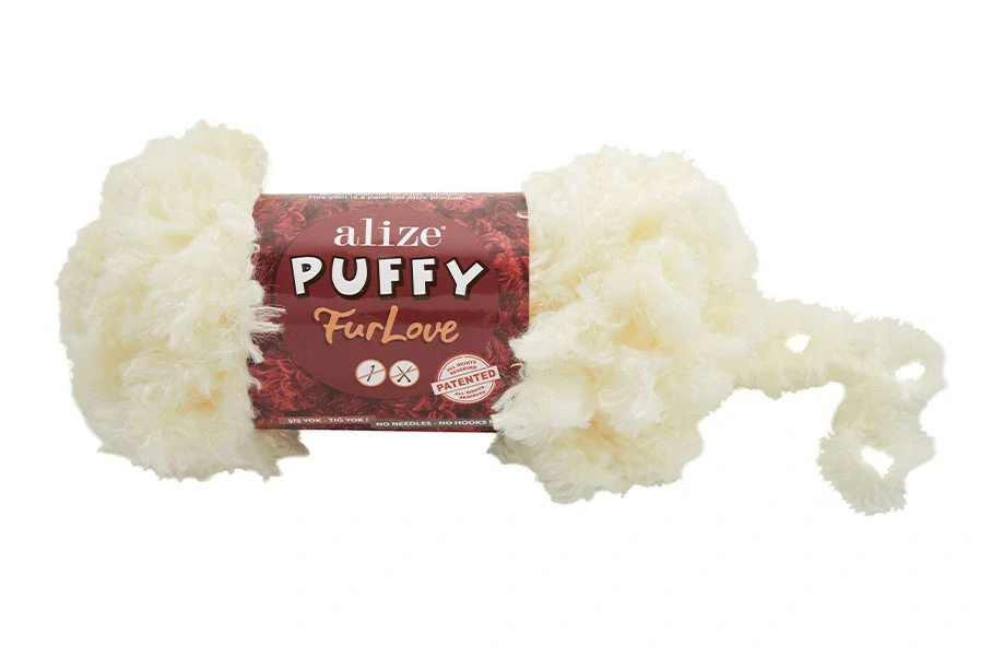Alize Puffy fur Love - 62 smetanová