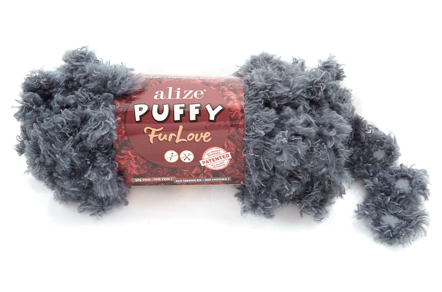 Alize Puffy fur Love - 87 šedá