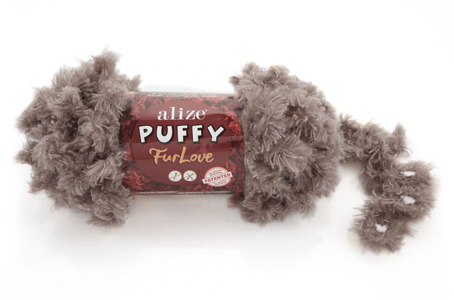 Alize Puffy fur Love - 530 hnědá světlá