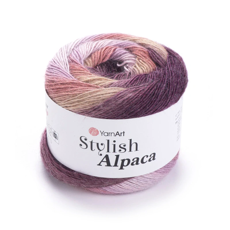 Stylish Alpaca – 7715 růžová, fialová