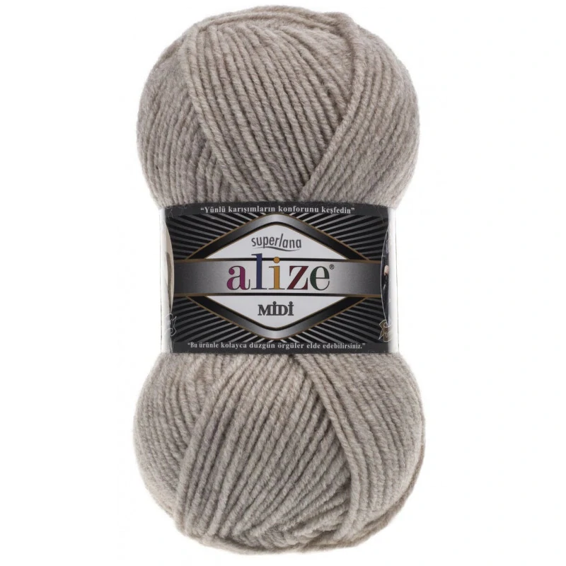Superlana Midi - 152 hnědá