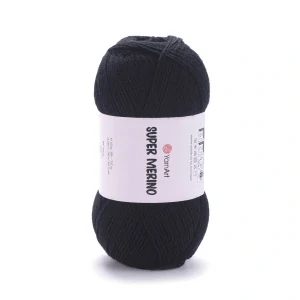 YarnArt Super Merino 217 černá
