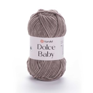příze YarnArt Dolce Baby 754 - hnědošedá