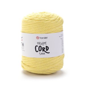 příze YarnArt Macrame Cord 5 mm - 754 žlutá