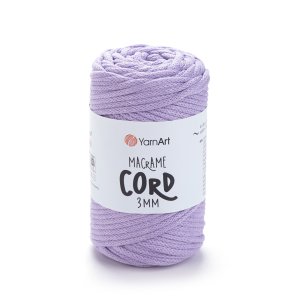 Macrame Cord 3 mm - 765 fialová 