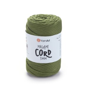 Macrame Cord 3 mm - 787 zelená