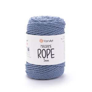 příze YarnArt Macrame Rope 3 mm - 761 šedá