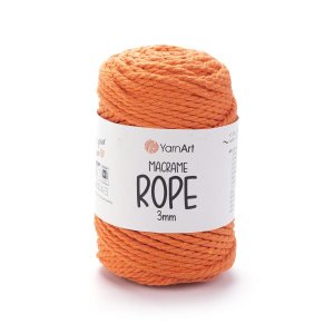 příze YarnArt Macrame Rope 3 mm - 770 oranžová