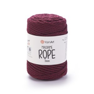 příze YarnArt Macrame Rope 3 mm - 781 bordó