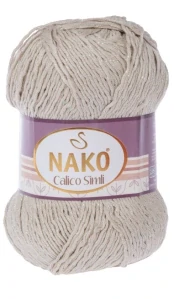 Nako - Calico Simli 10874 béžová