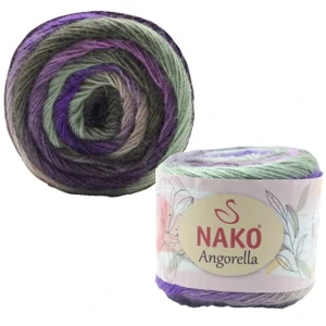 Nako Angorella 87539 - zelenofialová