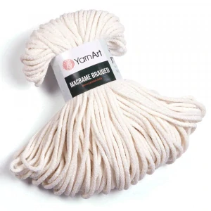 příze Macrame Braided 752 - smetanová