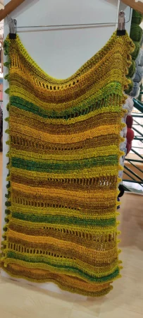 příze YarnArt Pacific 302 - zelenookrová