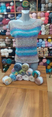 příze Linen Soft 7402 
