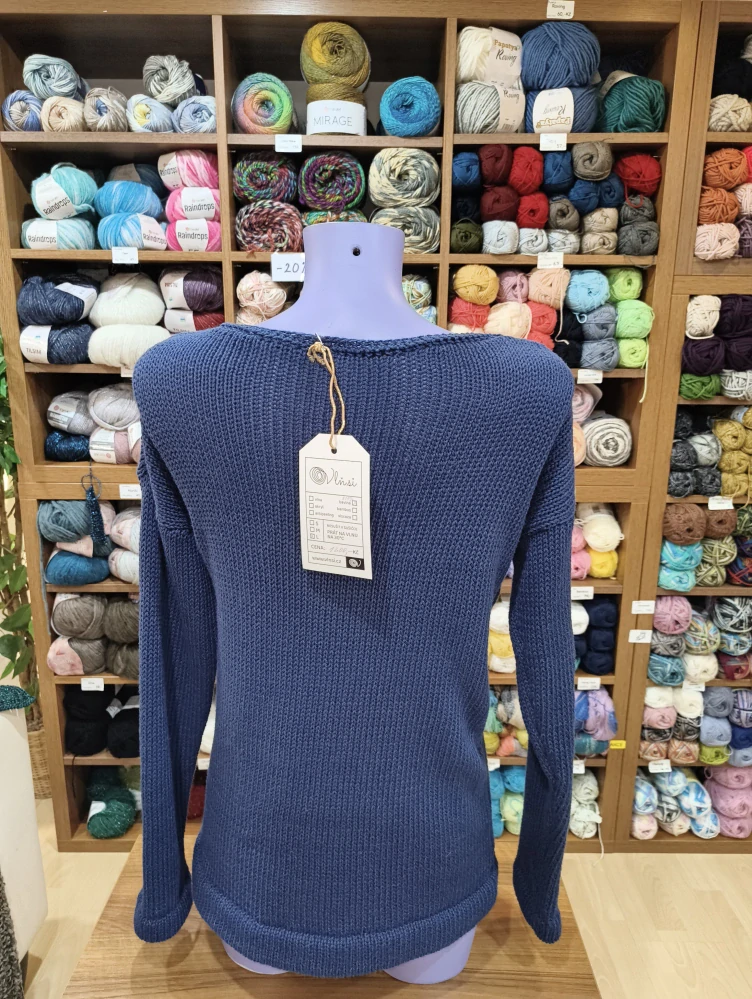 Pletený bavlněný svetřík - Cotton Royal