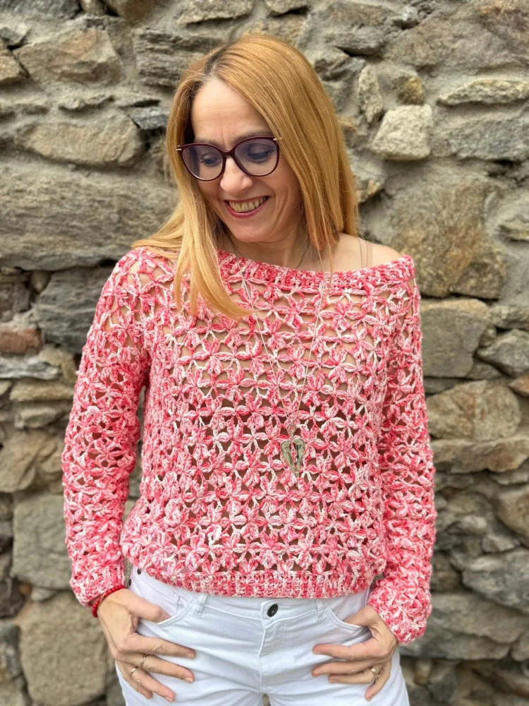 Squishy in Vogue - 1020 červená, bílá