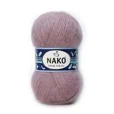 příze Nako Mohair Delicate 1429 - fialová