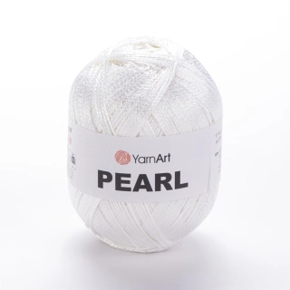 příze YarnArt Pearl - 106 bílá
