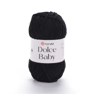 příze YarnArt Dolce Baby 742 černá