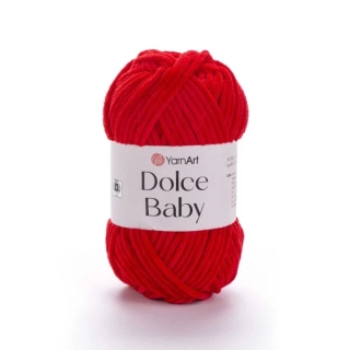 příze YarnArt Dolce Baby 748- červená