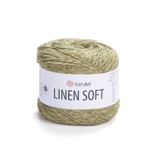 příze Linen Soft 7313 - zelená