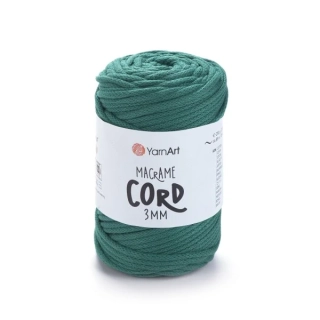 Macrame Cord 3 mm - 783 zelená