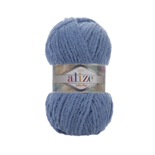 příze Alize Softy Plus - 374 modrá
