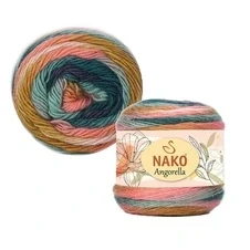 Nako Angorella 87573- zelenooranžová