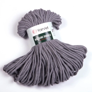příze Macrame Braided 774 - šedá