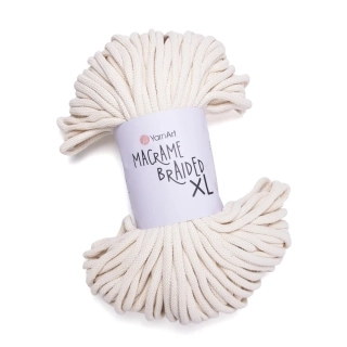 příze Macrame Braided XL - 752 - smetanová