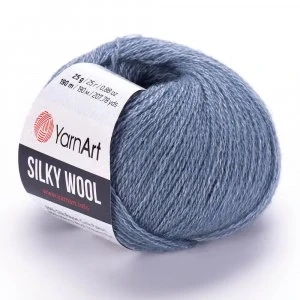 Silky Wool - 331 modro šedá