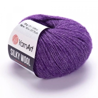 Silky Wool - 334 fialová