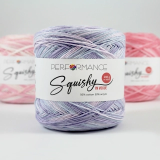 Squishy in Vogue - 1090 fialová, bílá