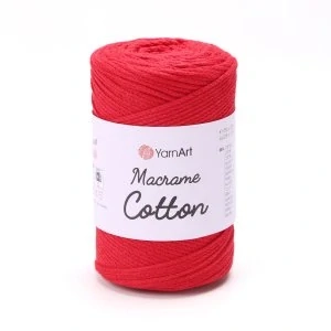 Macrame Cotton 773 - červená