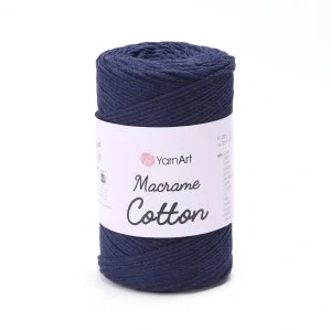 Macrame Cotton 784 - modrá tmavá