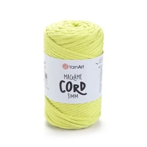 Macrame Cord 3 mm - 755 zelená
