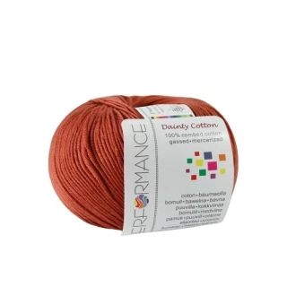 příze Dainty Cotton 27 - cihlová