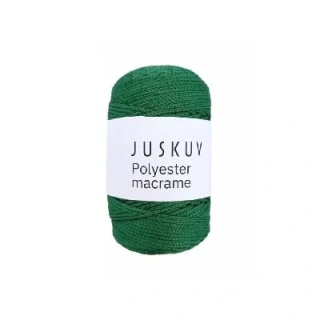 Polyester macrame - zelená