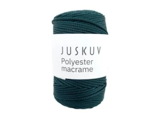 Polyester macrame - 35 tmavá zelená