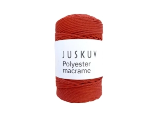 Polyester macrame - 34 červená