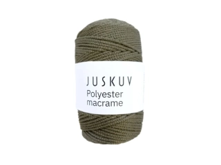 Polyester macrame 28 - zelená khaki