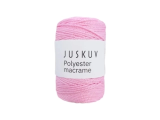 Polyester macrame 17 - růžová