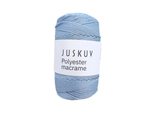 Polyester macrame 23 - modrá - světlá